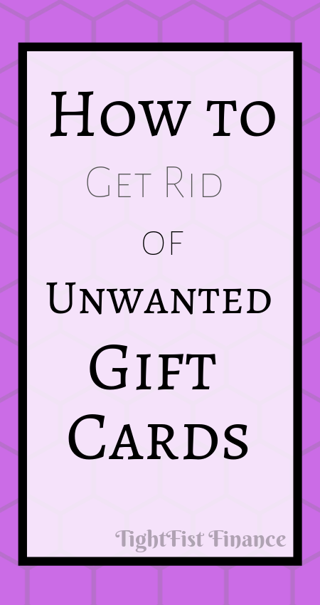 How to Get Rid of Unwanted Gift Cards