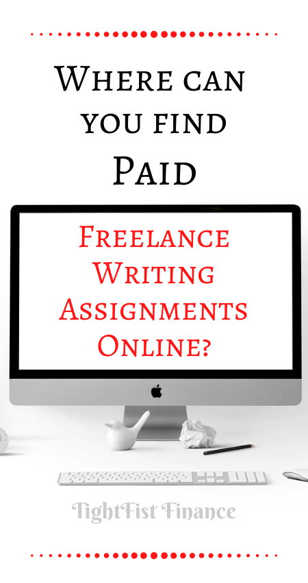 Where can you find paid freelance writing assignments online
