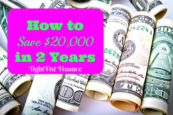 save $20,000 in 2 years