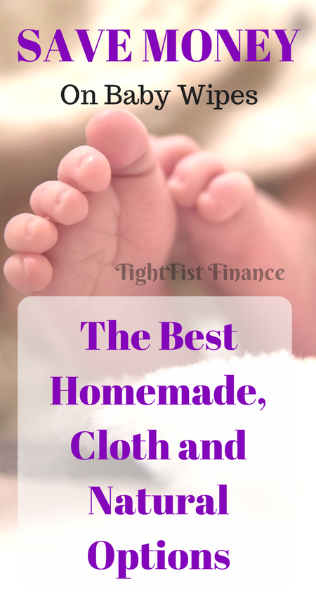 Just because you need to buy baby wipes doesn't mean you want to spend a lot of money. This article covers the best homemade, cloth, and natural baby wipe options so you can choose the best fit for your families budget. If you want to make your own baby wipes you can save more money, but other options exist!