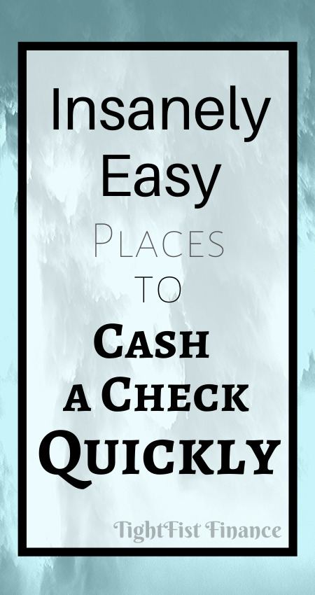 Insanely Easy Places to Cash a Check Quickly