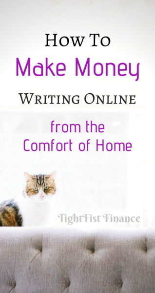 Thumbnail - How to make money writing online from the comfort of home!