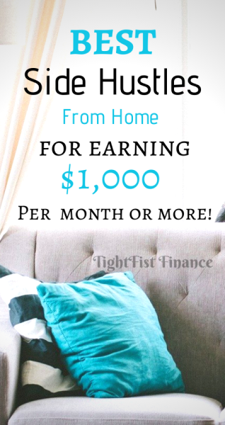thumbnail - Best side hustles from home for earning $1,000 per month or more!