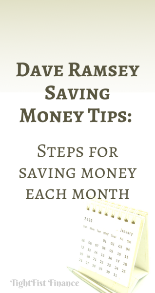 Thumbnail - Dave Ramsey saving money tips_ Steps for saving money each month