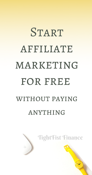 Thumbnail - Start affiliate marketing for free without paying anything copy