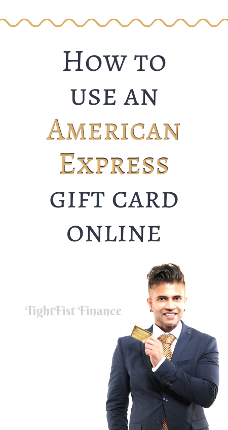 20-084 - How to use an American Express gift card online
