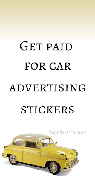Thumbnail - Get paid for car advertising stickers