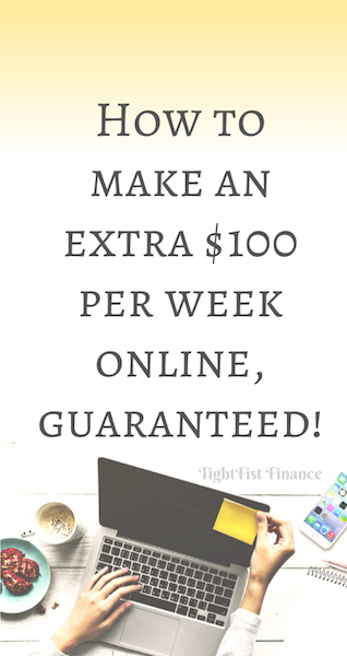 Thumbnail - How to make an extra $100 per week online, guaranteed!
