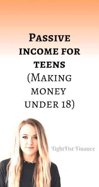 Thumbnail - Passive income for teens (Making money under 18)