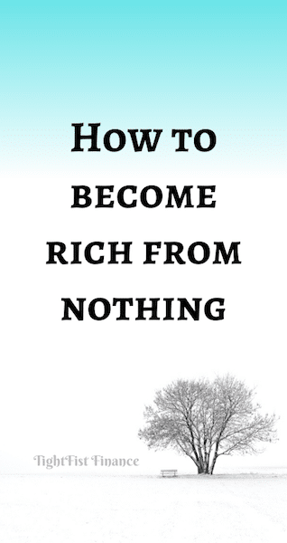 Thumbnail - How to become rich from nothing
