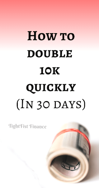 Thumbnail -How to double 10k quickly. (In 30 days)