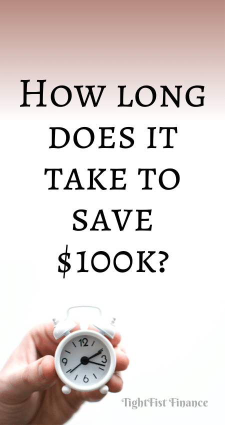 21-120 - How long does it take to save $100k