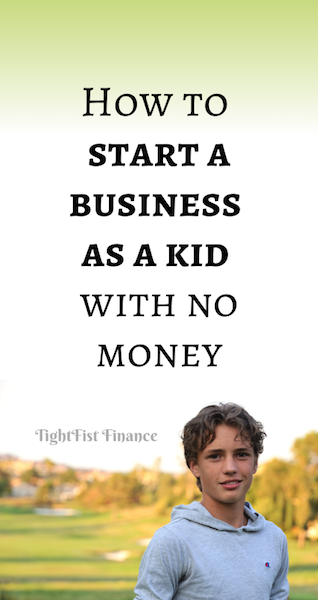 Thumbnail - How to start a business as a kid with no money