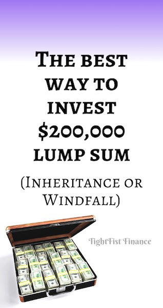 Thumbnail - The best way to invest $200,000 lump sum (Inheritance or Windfall)