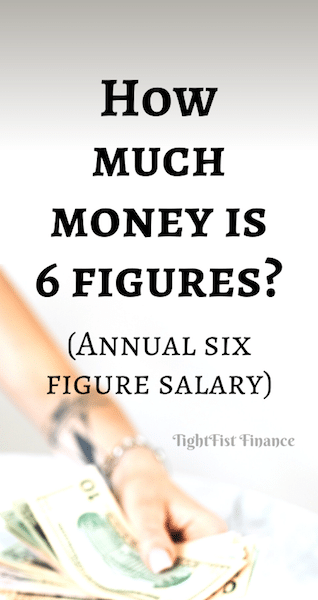 Thumbnail - How much money is 6 figures (Annual six figure salary)