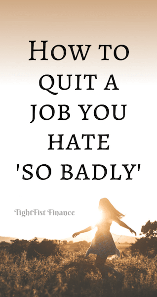 Thumbnail - How to quit a job you hate 'so badly'