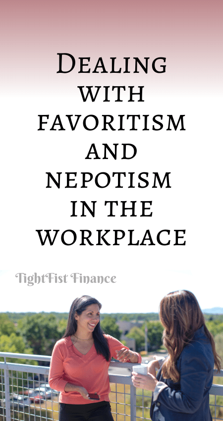 21-153 -Dealing with favoritism and nepotism in the workplace