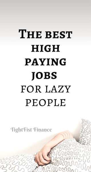 Thumbnail - The best high paying jobs for lazy people