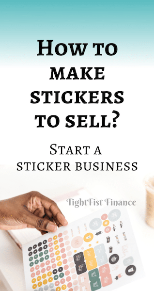 Thumbnail - How to make stickers to sell (Start a sticker business)