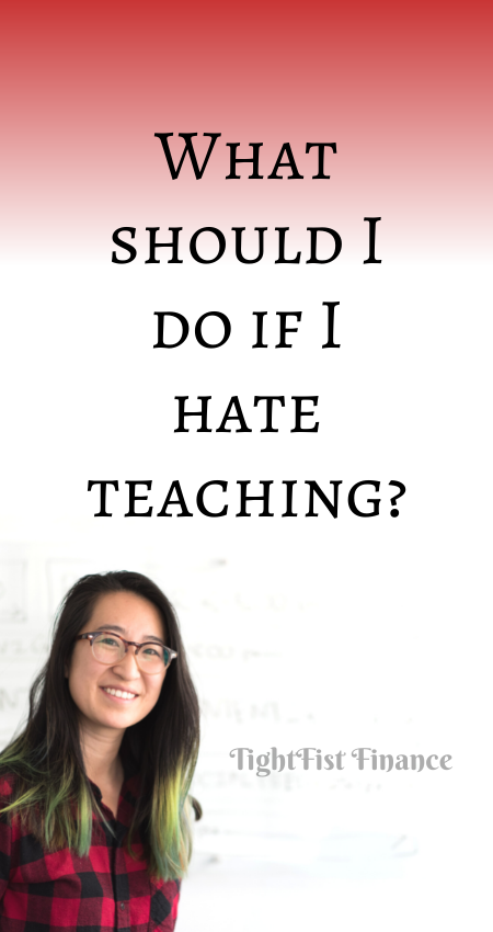 21-167 - What should I do if I hate teaching