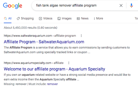 Fish tank algea remover affiliate program