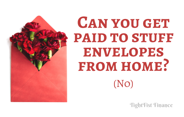 TFF22-114 - Can you get paid to stuff envelopes from home (No)