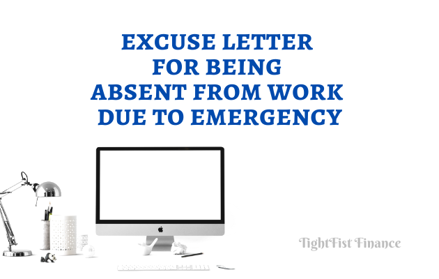 TFF22-116 - Excuse letter for being absent from work due to emergency